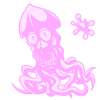 Mean Pink Squidlet