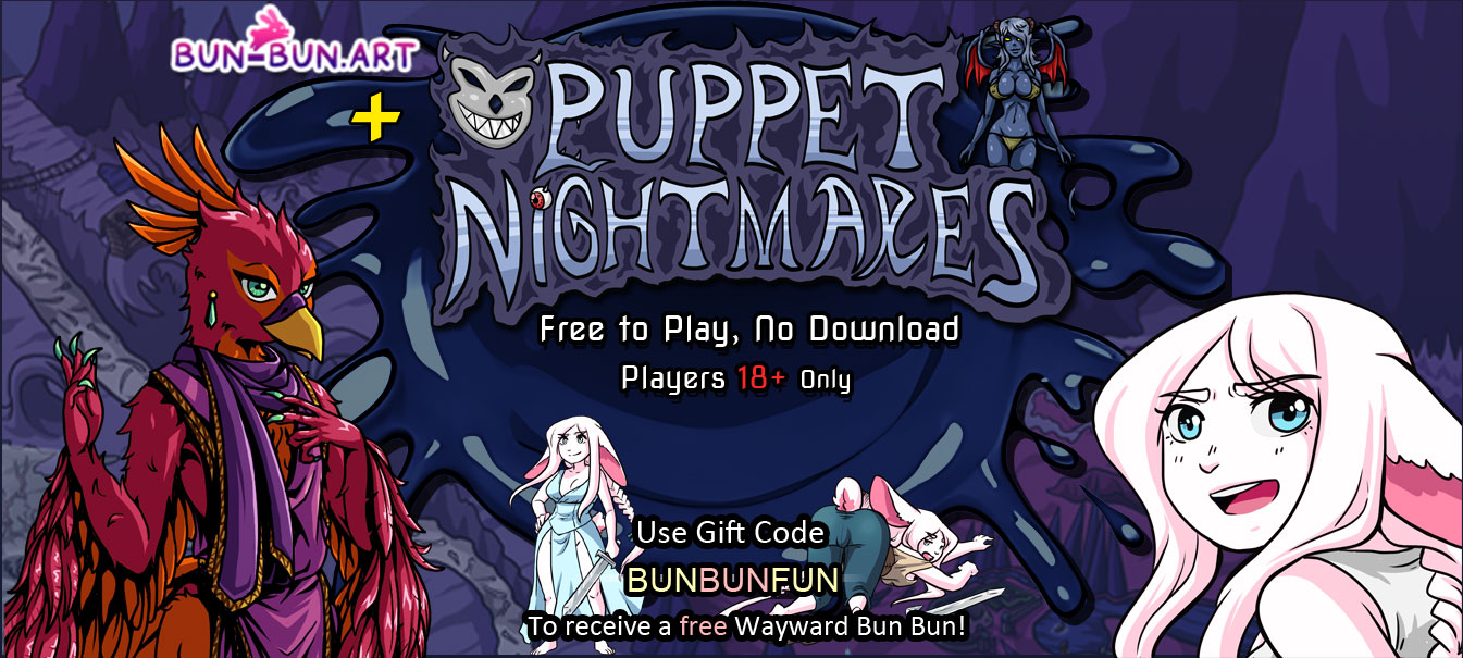 Adventure with monster girls and furries in a tragic tale about how precious family is at Puppet Nightmares.