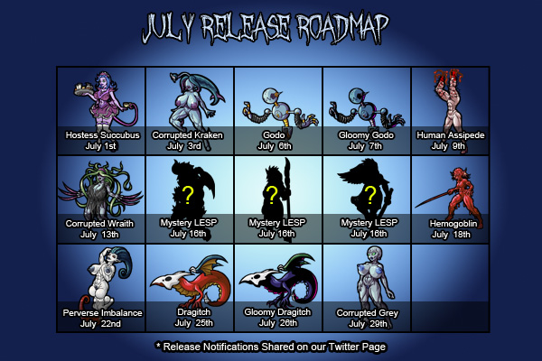 Release Map of Creatures coming later in July.