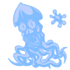 Mean Blue Squidlet